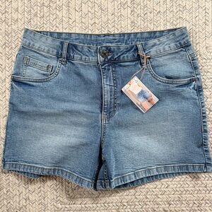 Zara Light Blue Jean Shorts